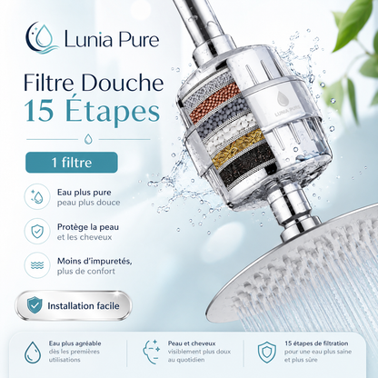 Filtre Douche 15 Étapes Lunia Pure