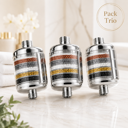 Pack Famille – 3 Filtres Douche Lunia Pure
