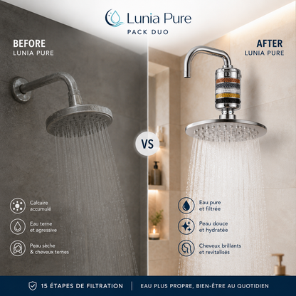Pack Duo – 2 Filtres Douche Lunia Pure