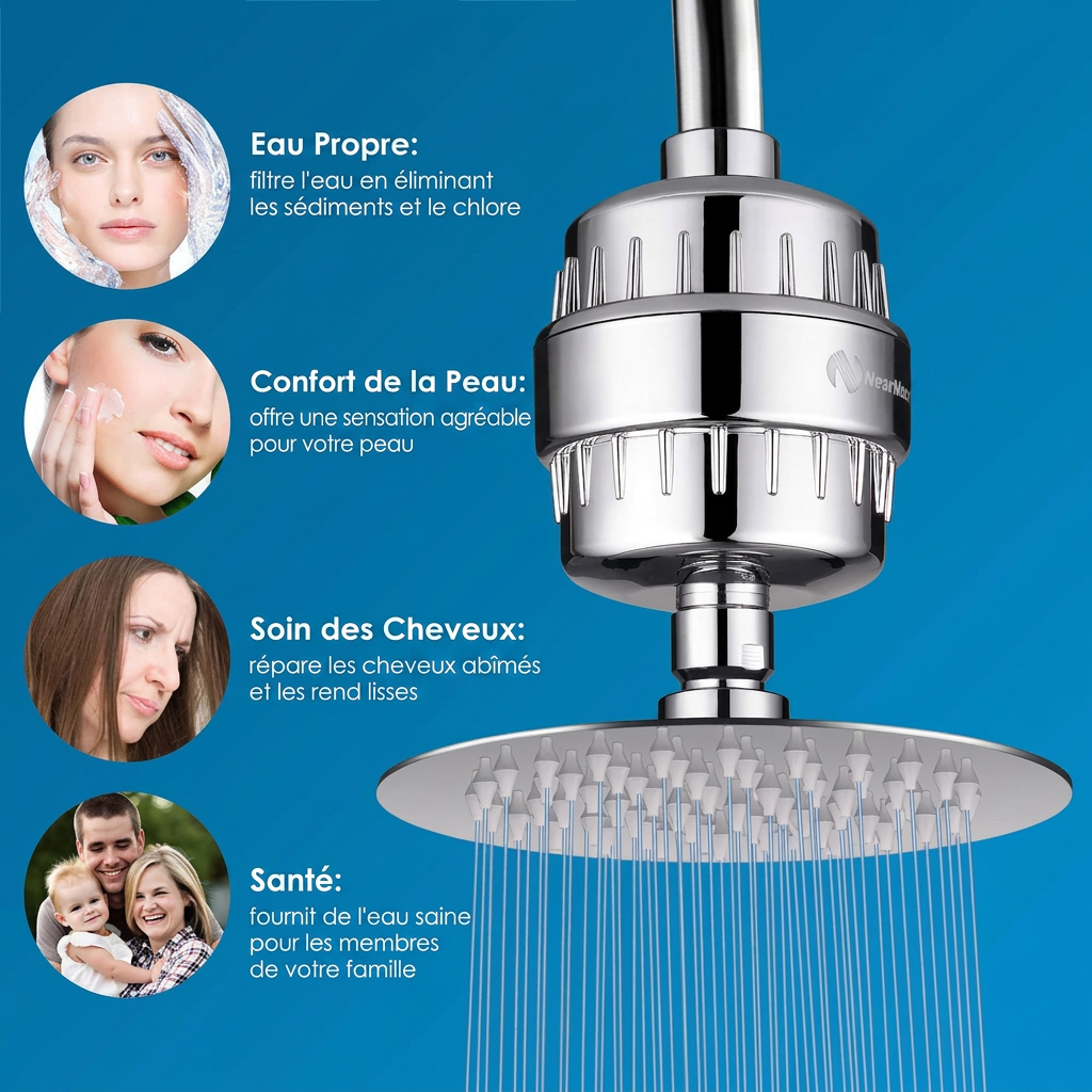 Filtre Douche 15 Étapes Lunia Pure