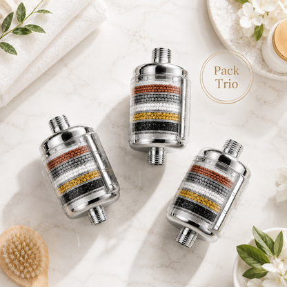 Pack Famille – 3 Filtres Douche Lunia Pure
